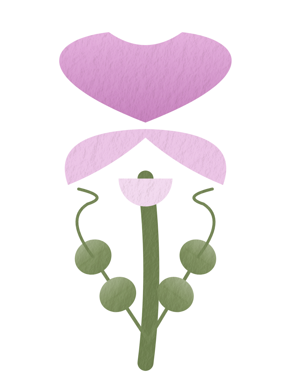 the sweet pea, painted